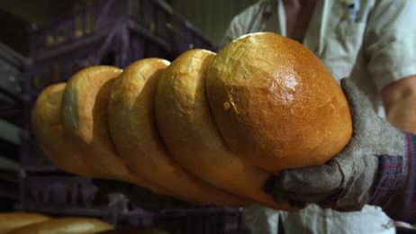 This is all of us, really... Man Won't Wait For Fresh Bread To Cool