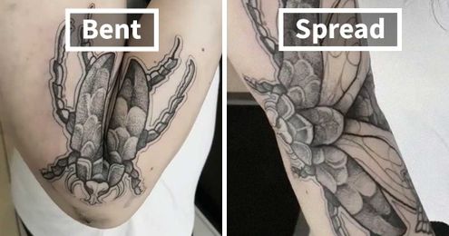 30 Amazing Tattoos That Transform When People Move Their Bodies