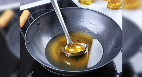 How many times should leftover oil be used? 