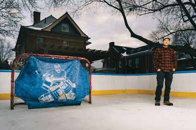 How Backyard Ice Skating Rinks Saved This Winter