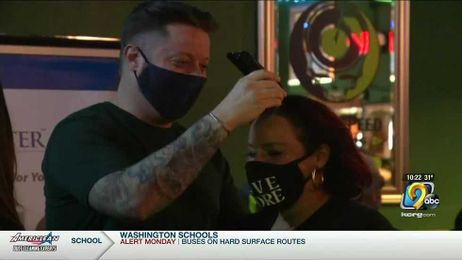 Shaving heads to create mental health awareness