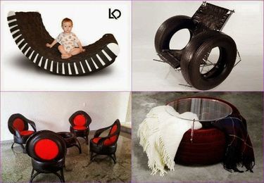 Nine Ingenious Furniture Pieces Made From Recycled Tires