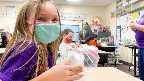 A tasty project: Third graders design donuts