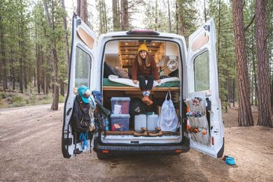 How an Oregon woman built a camper van and left everything behind