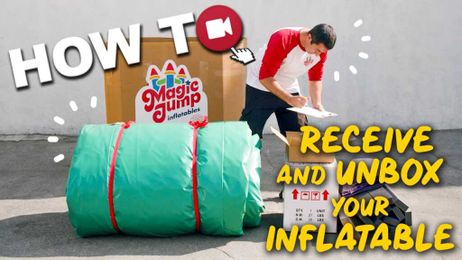 How to receive and unbox your commercial inflatable