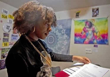 19 Neighbors: She's making the jump from women's shelter to Vassar to .... Jupiter? 