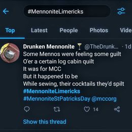 There once was a Mennonite blogger…