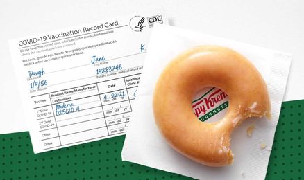 Krispy Kreme giving free donuts to those who get vaccinated