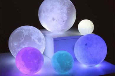 Put the solar system in your living room with these celestial lamps