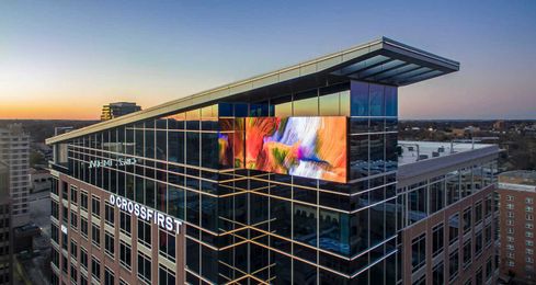 KC Office Block Uses Generative Data For A Dynamic Digital Clock Tower