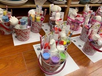 Pottery stores turn to paint-your-own at home