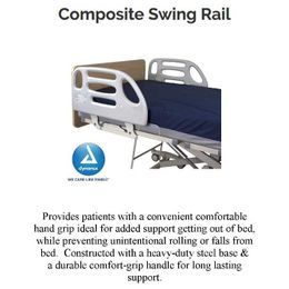 Composite Swing Rail for Hospital Bed |