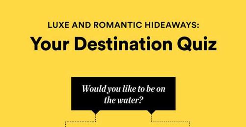 Take Our Quiz to Find the Perfect Romantic Hideaway