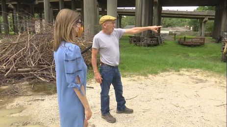 Man takes on major DIY project, cleans out Dawson Creek himself