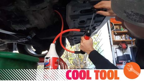 A Fluid Transfer Pump Makes Fluid Changes Quicker And Smoother