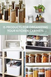 15 Ways to Guarantee You'll Keep Your Kitchen Cabinets Organized