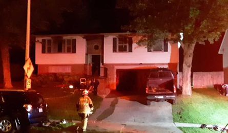 A Lexington family is safe after their house caught fire