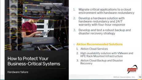 Protecting Your Systems Against Hardware Failure