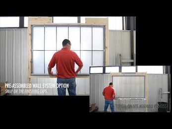 Pre-assembled vs On-site Guardian 275® Wall System Installation