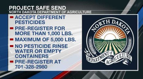Farmers, ranchers can drop off old pesticides through Project Safe Send