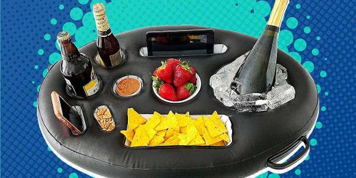 This Floating Food and Drink Holder Makes Summer Lounging Even Easier