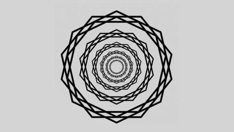 A new type of optical illusion tricks the brain into seeing dazzling rays