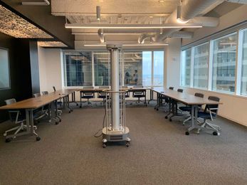 Clear the air: Robots are removing airborne pathogens in office buildings