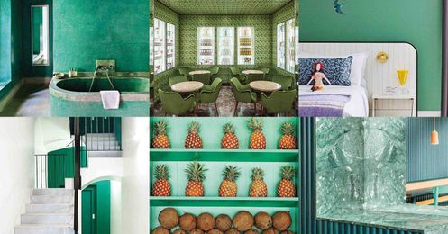 11 green interiors from around the world