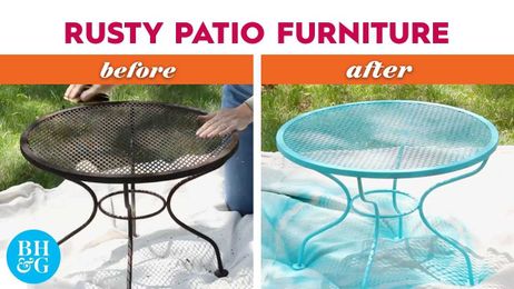 How to Paint & Fix Up Rusty Patio Furniture