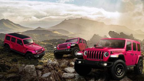 You need a pink Jeep Wrangler in your life
