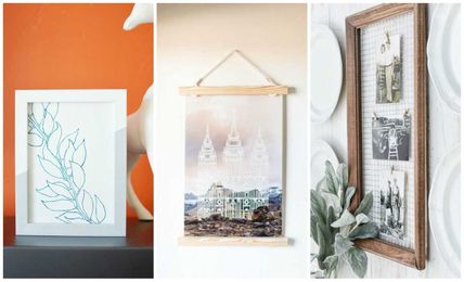 9 Now Ideas for Simple DIY Picture Frames
