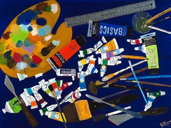 I'm A Bit Of A Messy Artist by Ritina Ansurkar