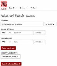 Finding articles on your topic