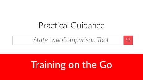 State Law Comparison Tool on Practical Guidance
