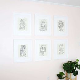 Easy Black and White Gallery Wall Idea