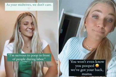 Here’s what midwives really think when you do anything ‘gross’ during labor