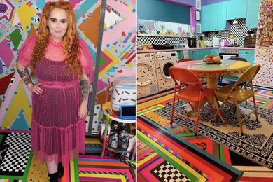 I’ve turned my rental property into a multi-colored pad on the cheap