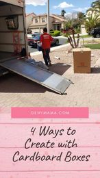 4 Ways to Create with Cardboard Boxes