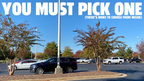 Which Car Will You Pick From This Random Medical Center Parking Lot?