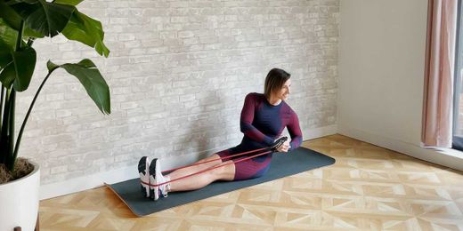 5 Core-Strengthening Exercises You Can Do With a Resistance Band