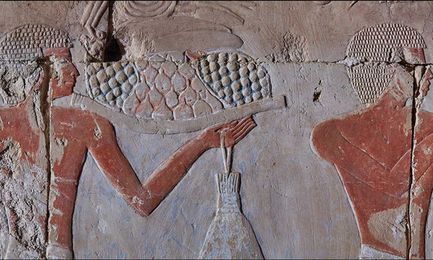Temple reliefs provide a rare glimpse into how artists made ancient Egyptian art
