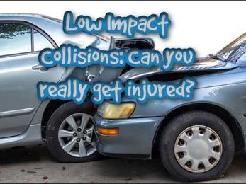 Low Impact Auto Collisions: Can you really get injured?