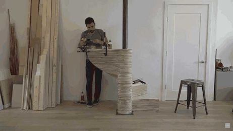 DIY Design: How to Build Your Own Spiral Staircase From Simple Plywood Templates
