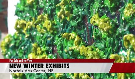 3D paintings you can touch at Norfolk Arts Center