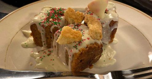 Bread pudding in tot form? One chef puts his spin on a classic dessert