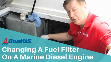 How To Change A Fuel Filter On A Marine Diesel Engine