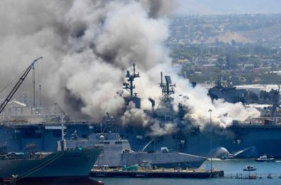 Engineer: Navy warship fire might be electrical, not arson