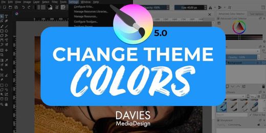 How to Change Theme Colors in Krita 5.0 for Windows