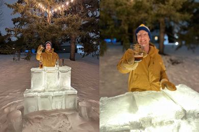 How to Make an Ice Bar, The Winter Sanctuary Every Backyard Needs