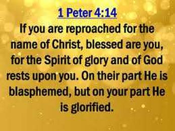 Glory Resting Upon You